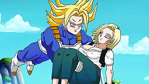 Rescuing Android 18 - Hentai Animated Video